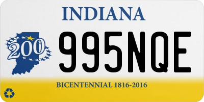 IN license plate 995NQE