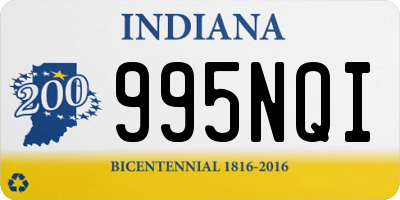 IN license plate 995NQI