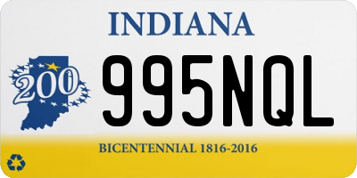 IN license plate 995NQL