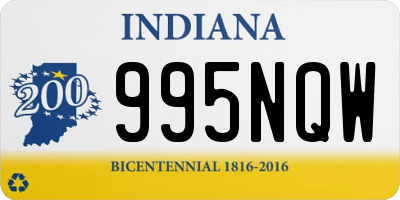 IN license plate 995NQW