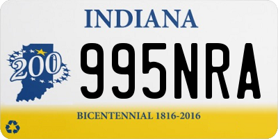 IN license plate 995NRA