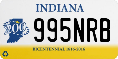 IN license plate 995NRB