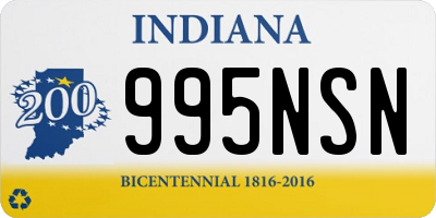 IN license plate 995NSN