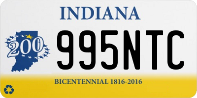 IN license plate 995NTC