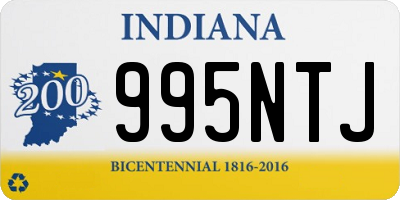 IN license plate 995NTJ