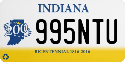 IN license plate 995NTU