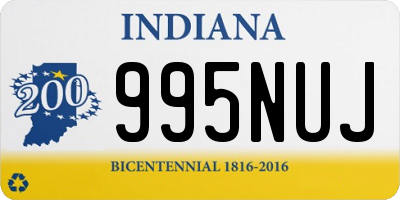 IN license plate 995NUJ