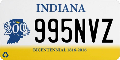 IN license plate 995NVZ