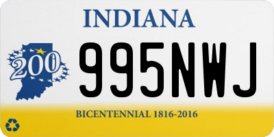 IN license plate 995NWJ