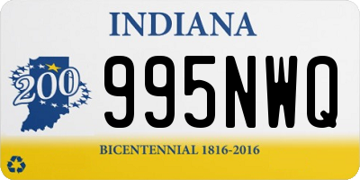 IN license plate 995NWQ