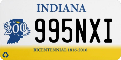 IN license plate 995NXI
