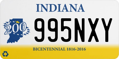 IN license plate 995NXY