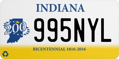 IN license plate 995NYL