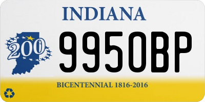 IN license plate 995OBP