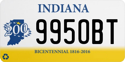 IN license plate 995OBT