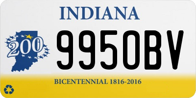 IN license plate 995OBV