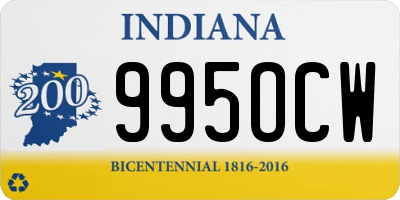 IN license plate 995OCW