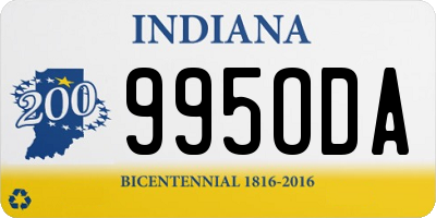 IN license plate 995ODA