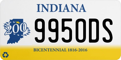 IN license plate 995ODS