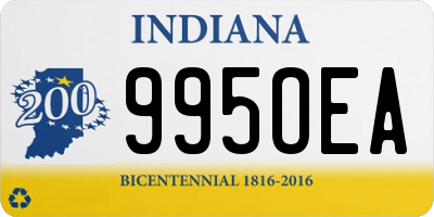 IN license plate 995OEA
