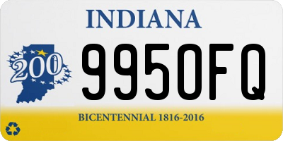 IN license plate 995OFQ