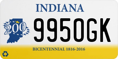 IN license plate 995OGK