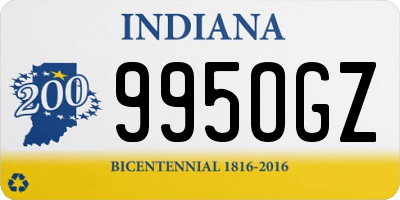 IN license plate 995OGZ