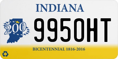 IN license plate 995OHT