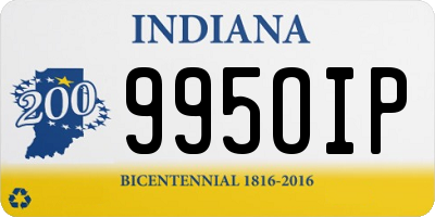 IN license plate 995OIP