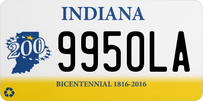 IN license plate 995OLA