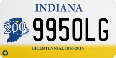 IN license plate 995OLG