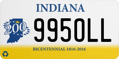 IN license plate 995OLL