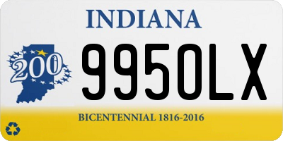 IN license plate 995OLX