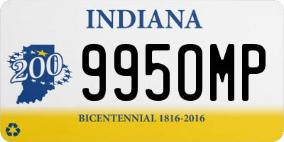 IN license plate 995OMP