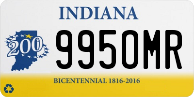 IN license plate 995OMR