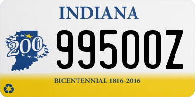 IN license plate 995OOZ