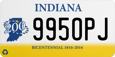 IN license plate 995OPJ