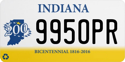 IN license plate 995OPR