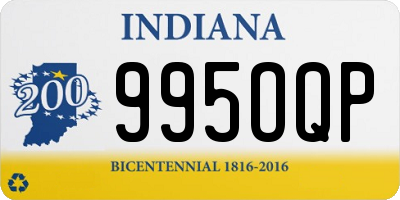 IN license plate 995OQP