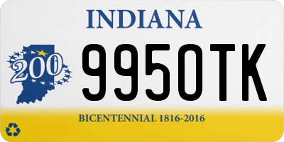 IN license plate 995OTK