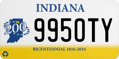 IN license plate 995OTY