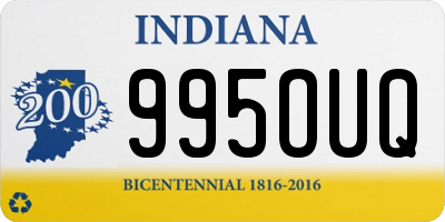 IN license plate 995OUQ