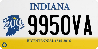 IN license plate 995OVA