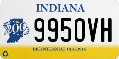 IN license plate 995OVH