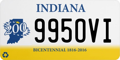 IN license plate 995OVI