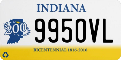 IN license plate 995OVL