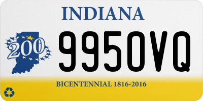 IN license plate 995OVQ