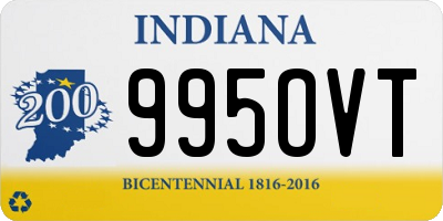 IN license plate 995OVT