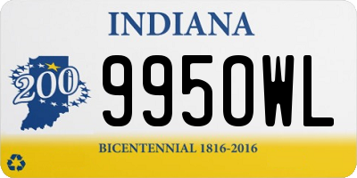 IN license plate 995OWL