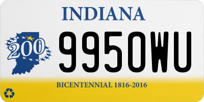 IN license plate 995OWU